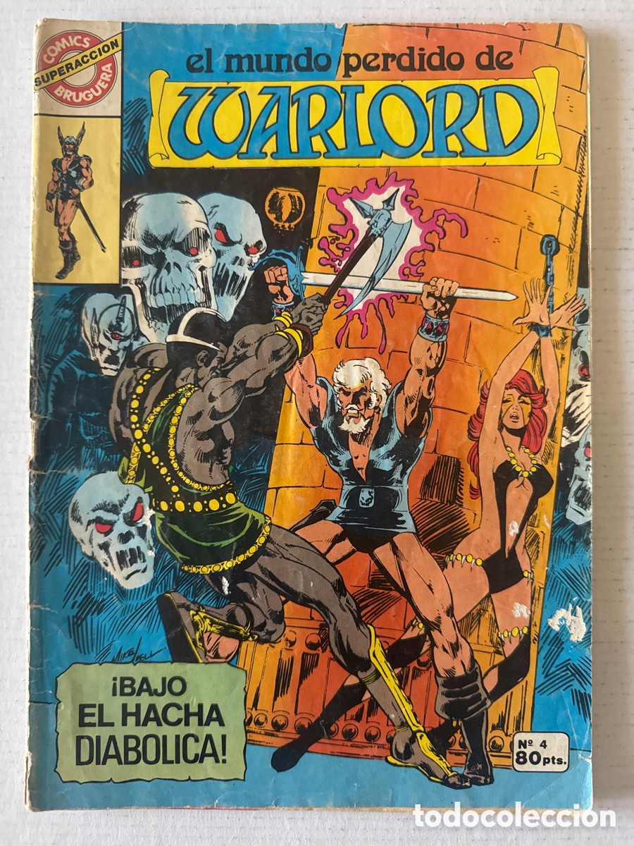 Tebeos: El mundo perdido de WARLORD #4 - BRUGUERA