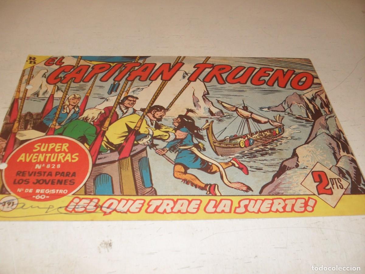 Tebeos: EL CAPITAN TRUENO,(ORIGINAL) N&ordm; 391,EL QUE TRAE LA SUERTE&iexcl;&iexcl;,DE V.MORA,DE 618.BRUGUERA,1956