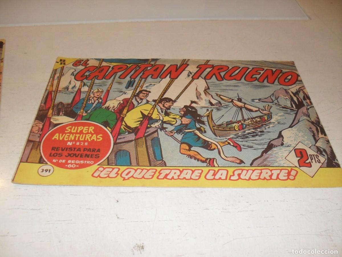 Tebeos: EL CAPITAN TRUENO,(ORIGINAL) N&ordm; 391,EL QUE TRAE LA SUERTE&iexcl;&iexcl;,DE V.MORA,DE 618.BRUGUERA,1956