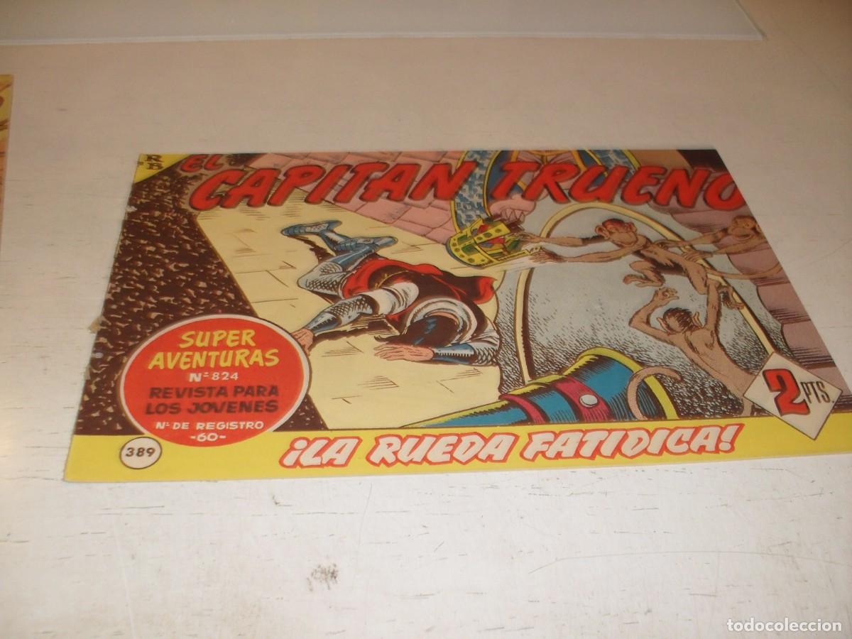 Tebeos: EL CAPITAN TRUENO,(ORIGINAL) N&ordm; 389,LA RUEDA FATIDICA&iexcl;&iexcl;,DE V.MORA,DE 618.BRUGUERA,1956
