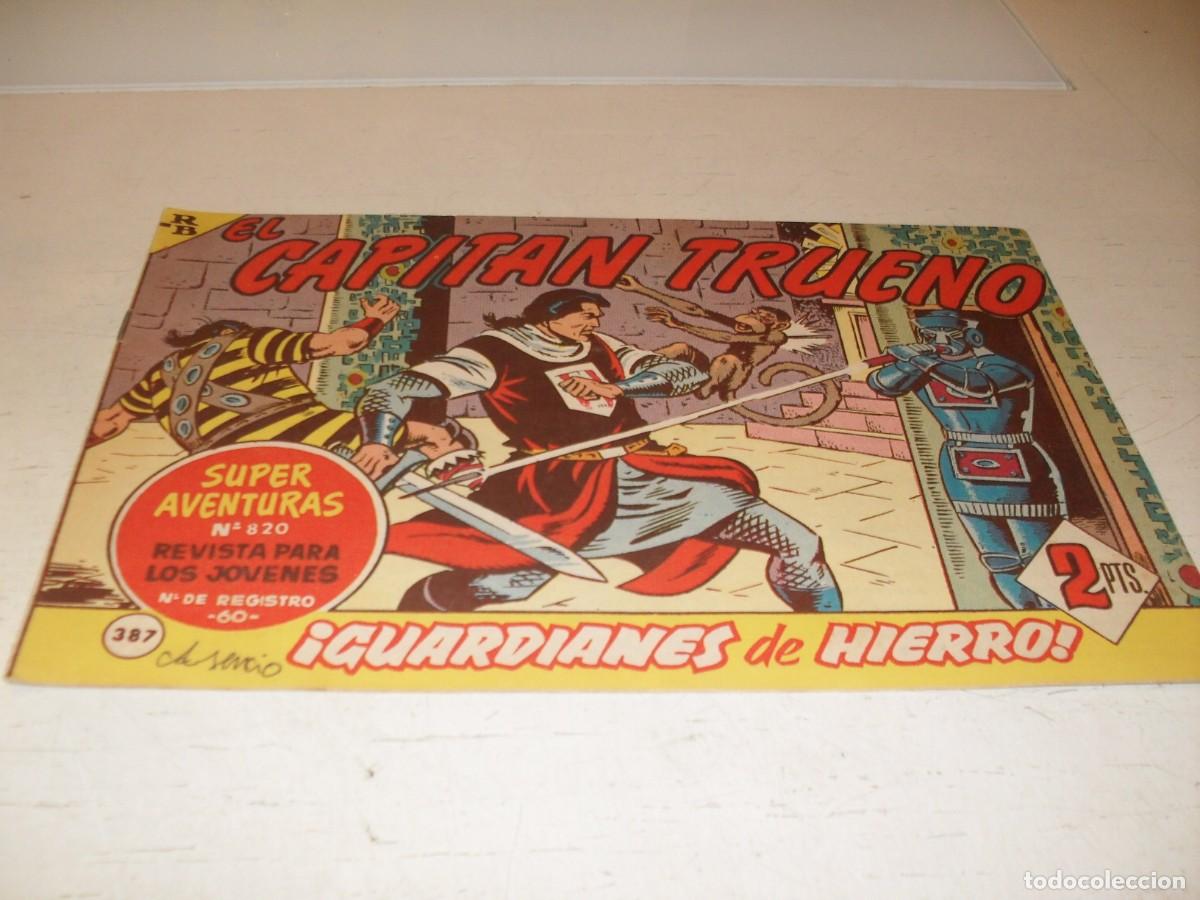 Tebeos: EL CAPITAN TRUENO,(ORIGINAL) N&ordm; 387,GUARDIANES DE HIERRO&iexcl;&iexcl;,DE V.MORA,DE 618.BRUGUERA,1956
