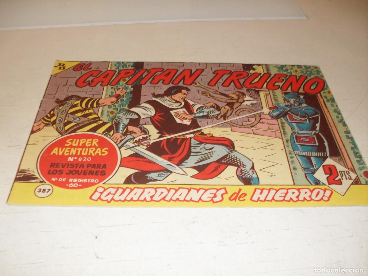 Tebeos: EL CAPITAN TRUENO,(ORIGINAL) N&ordm; 387,GUARDIANES DE HIERRO&iexcl;&iexcl;,DE V.MORA,DE 618.BRUGUERA,1956