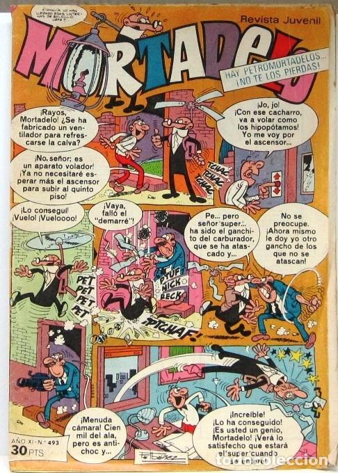 Tebeos: MORTADELO - A&Ntilde;O XI - 493 - COMIC