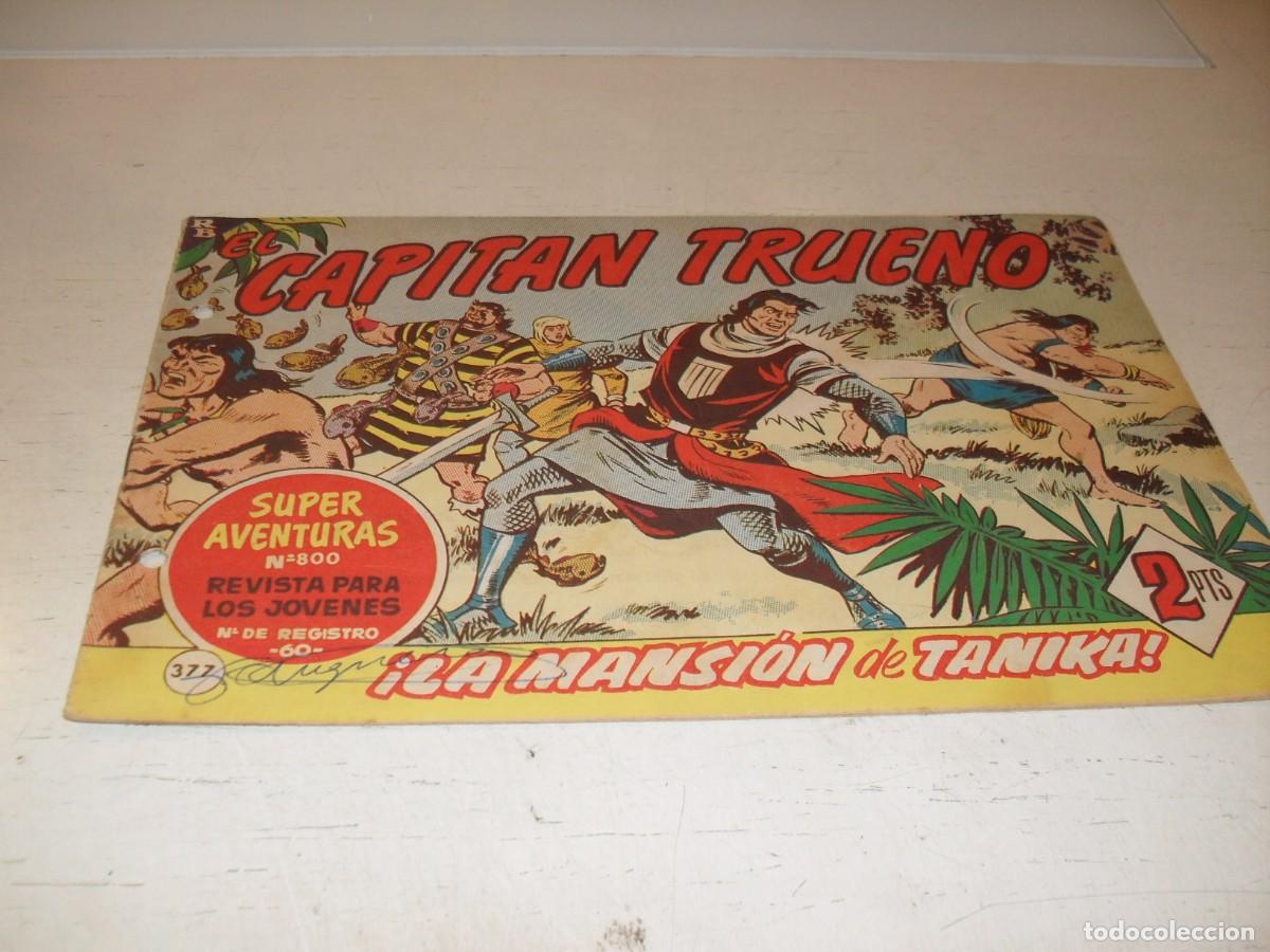Tebeos: EL CAPITAN TRUENO,(ORIGINAL) 377,LA MANSION DE TANIKA,DE V.MORA,DE 618.BRUGUERA,1956