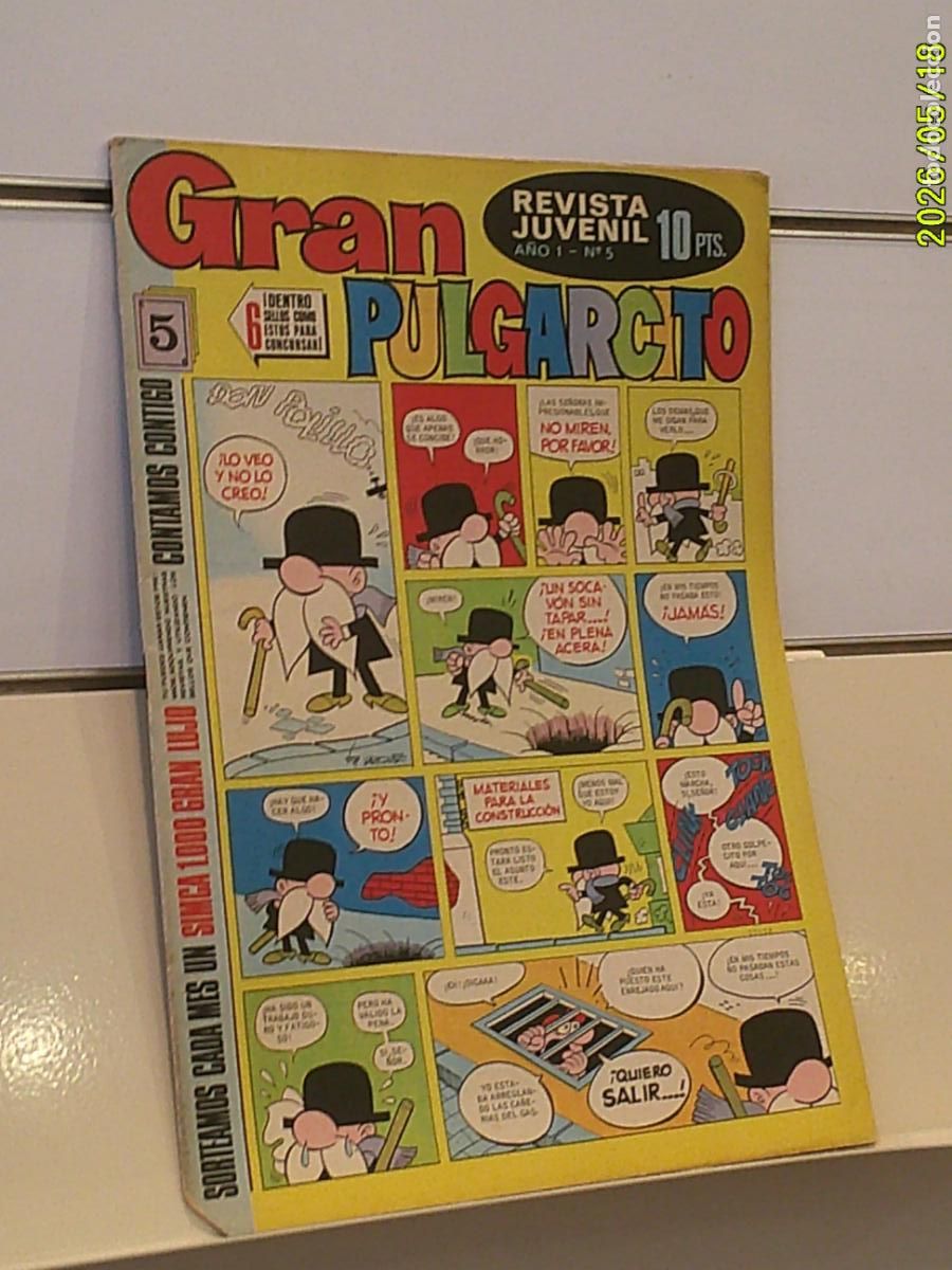 Tebeos: GRAN PULGARCITO A&Ntilde;O I N&ordm; 5 - BRUGUERA