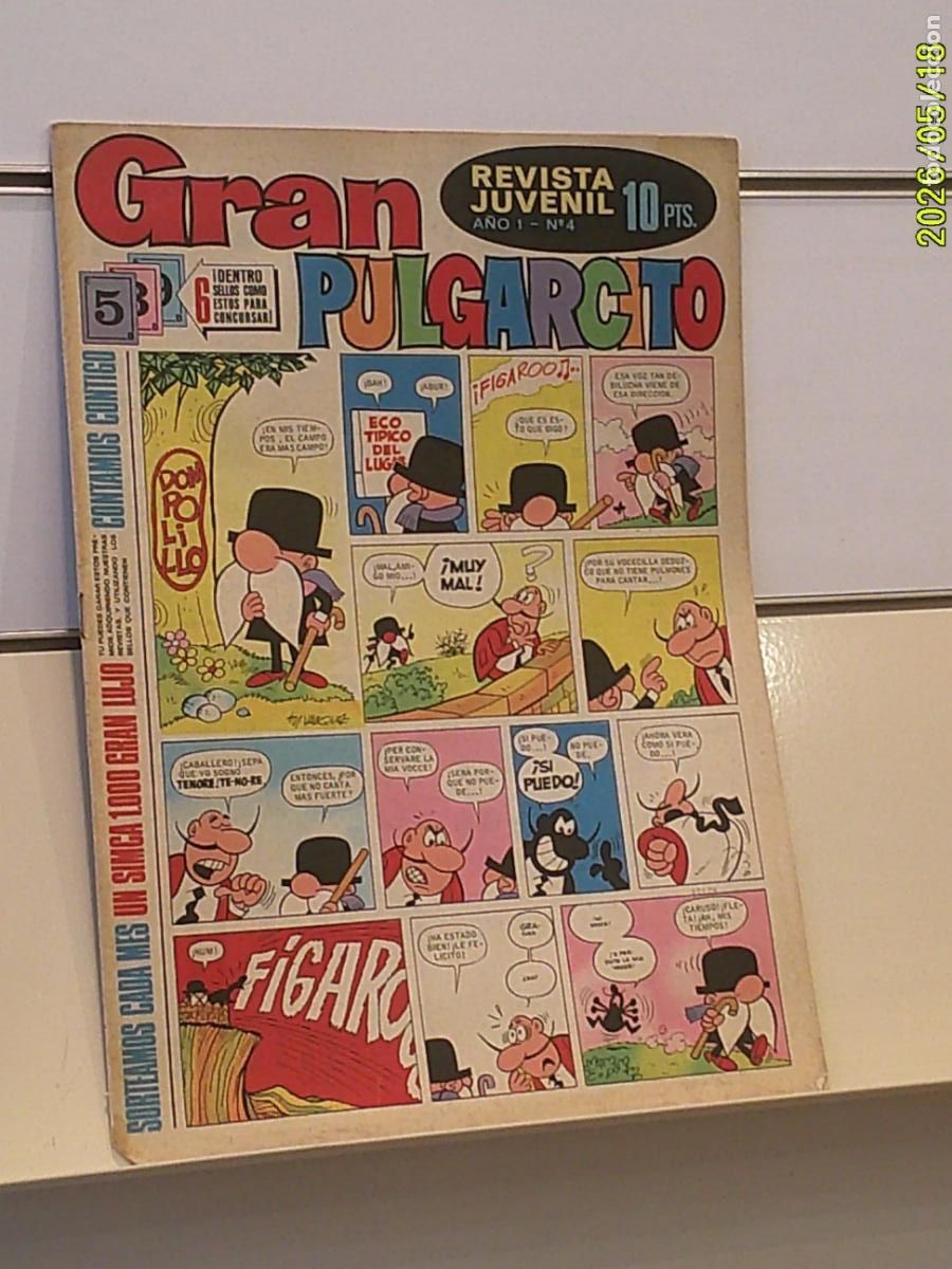 Tebeos: GRAN PULGARCITO A&Ntilde;O I N&ordm; 4 - BRUGUERA