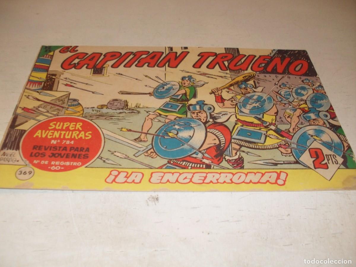 Tebeos: EL CAPITAN TRUENO,(ORIGINAL) 369,LA ENCRUCIJADA,DE V.MORA,DE 618.BRUGUERA,1956