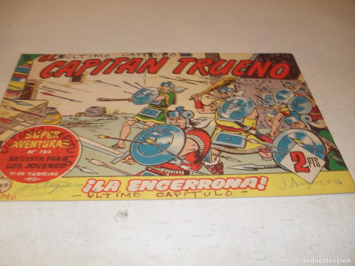 Tebeos: EL CAPITAN TRUENO,(ORIGINAL) 369,LA ENCRUCIJADA,DE V.MORA,DE 618.BRUGUERA,1956