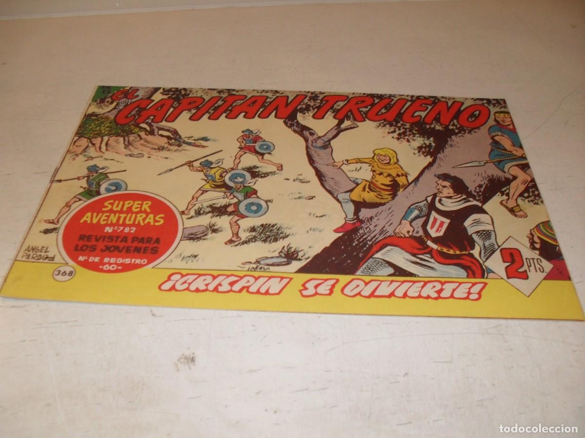 Tebeos: EL CAPITAN TRUENO,(ORIGINAL) 368,CRIPIN SE DIVIERTE&iexcl;&iexcl;,DE V.MORA,DE 618.BRUGUERA,1956