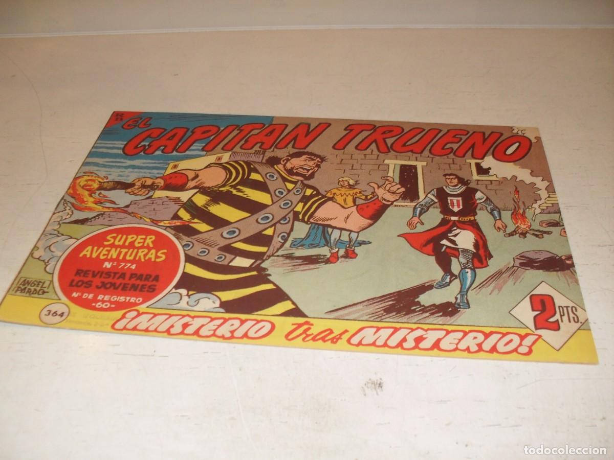 Tebeos: EL CAPITAN TRUENO,(ORIGINAL) 364,MISTERIO TRAS MISTERIO&iexcl;&iexcl;,DE V.MORA,DE 618.BRUGUERA,1956