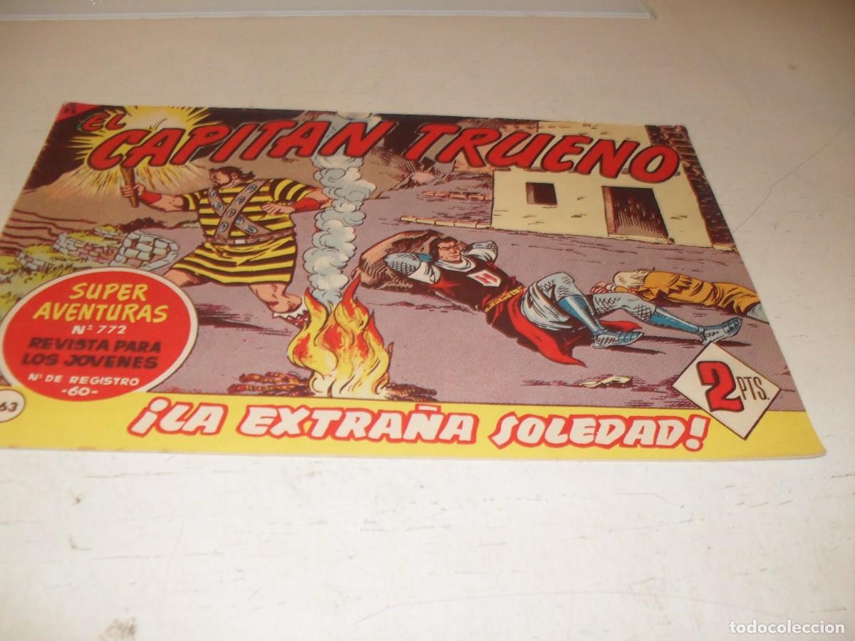 Tebeos: EL CAPITAN TRUENO,(ORIGINAL) 363,LA EXTRA&Ntilde;A SOLEDAD&iexcl;&iexcl;,DE V.MORA,DE 618.BRUGUERA,1956