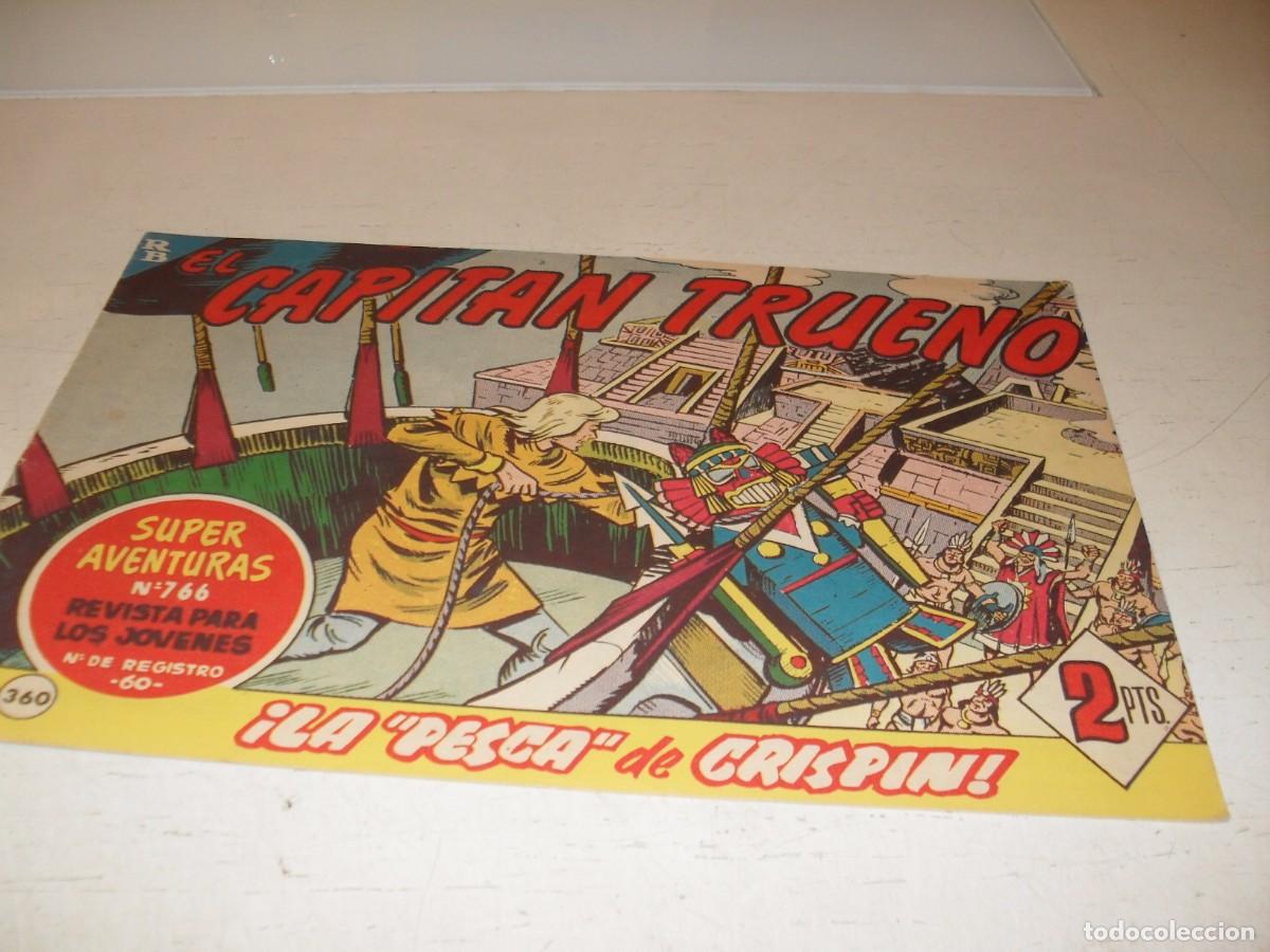 Tebeos: EL CAPITAN TRUENO,(ORIGINAL) 360,LA PESCA DE CRISPIN&iexcl;&iexcl;,DE V.MORA,DE 618.BRUGUERA,1956