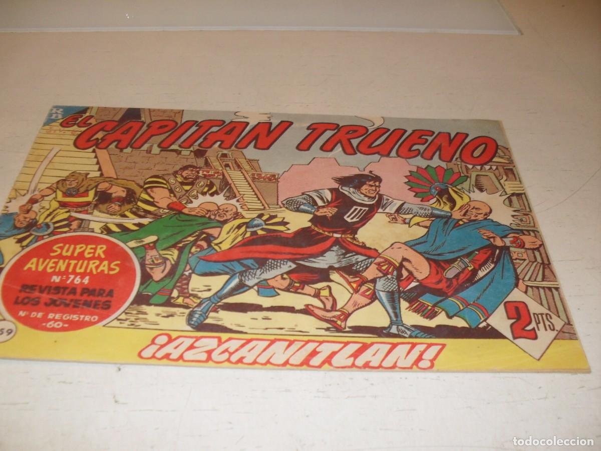 Tebeos: EL CAPITAN TRUENO,(ORIGINAL) 359,AZCANTLAN&iexcl;&iexcl;,DE V.MORA,DE 618.BRUGUERA,1956
