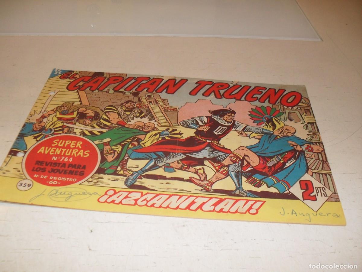 Tebeos: EL CAPITAN TRUENO,(ORIGINAL) 359,AZCANTLAN&iexcl;&iexcl;,DE V.MORA,DE 618.BRUGUERA,1956