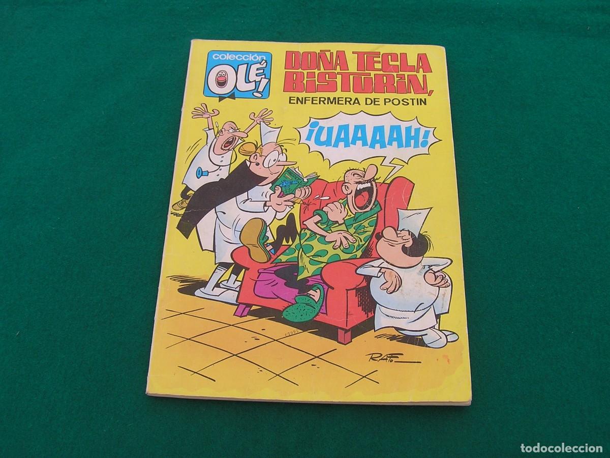 Tebeos: Personaje Do&ntilde;a Tecla Bistur&iacute;n.T&iacute;tulo: Enfermera de Post&iacute;n. Colecci&oacute;n Ol&eacute;. N&ordm;17. A&ntilde;o 1979.Ed.Bruguera