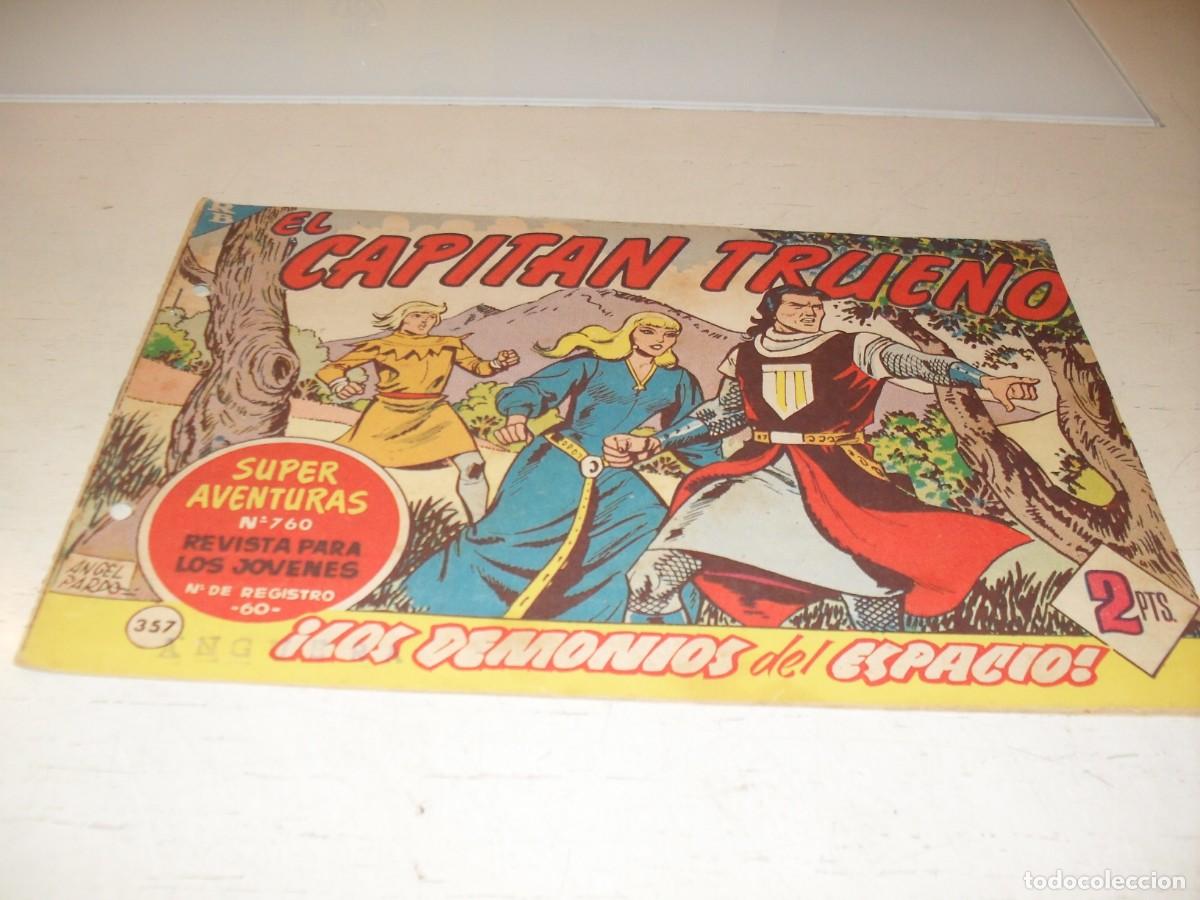 Tebeos: EL CAPITAN TRUENO,(ORIGINAL) 357,LOS DEMONIOS DEL ESPACIO&iexcl;&iexcl;,DE V.MORA,DE 618.BRUGUERA,1956