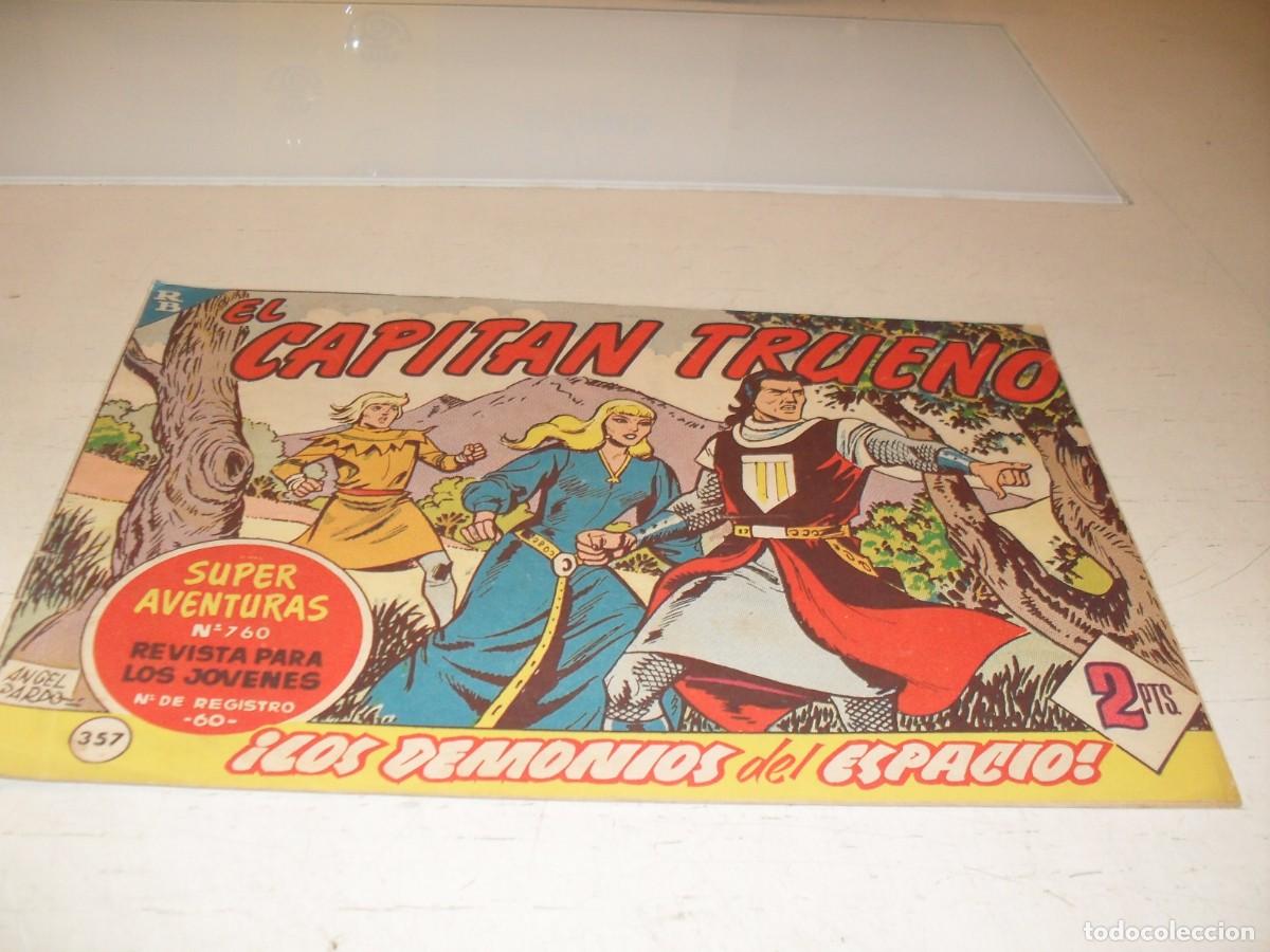 Tebeos: EL CAPITAN TRUENO,(ORIGINAL) 357,LOS DEMONIOS DEL ESPACIO&iexcl;&iexcl;,DE V.MORA,DE 618.BRUGUERA,1956