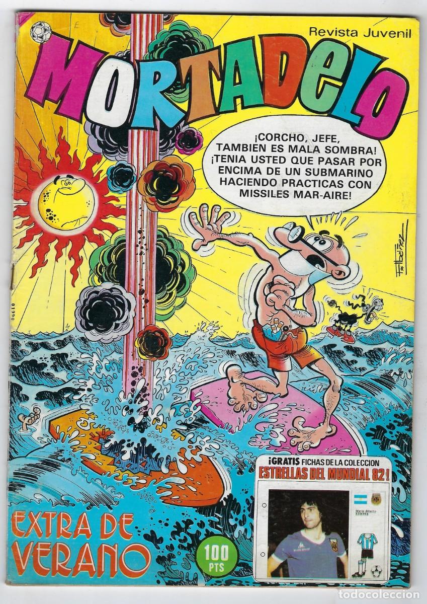 Tebeos: MORTADELO EXTRA DE VERANO 1982 - CONTIENE LAS 4 FICHAS MUNDIAL 82 ***EDITORIAL BRUGUERA***