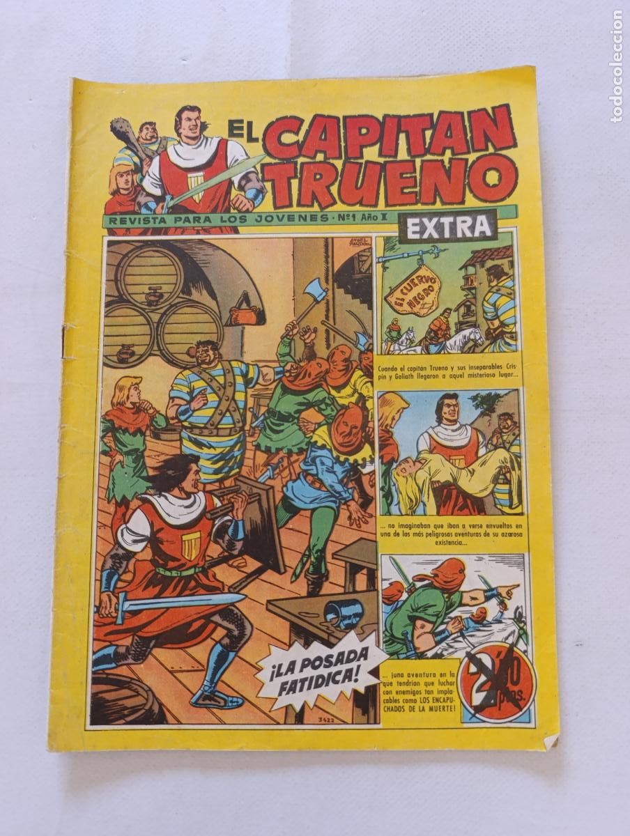 Tebeos: EL CAPITAN TRUENO EXTRA N&ordm; 1 - A&Ntilde;O I - ORIGINAL - BRUGUERA (125)
