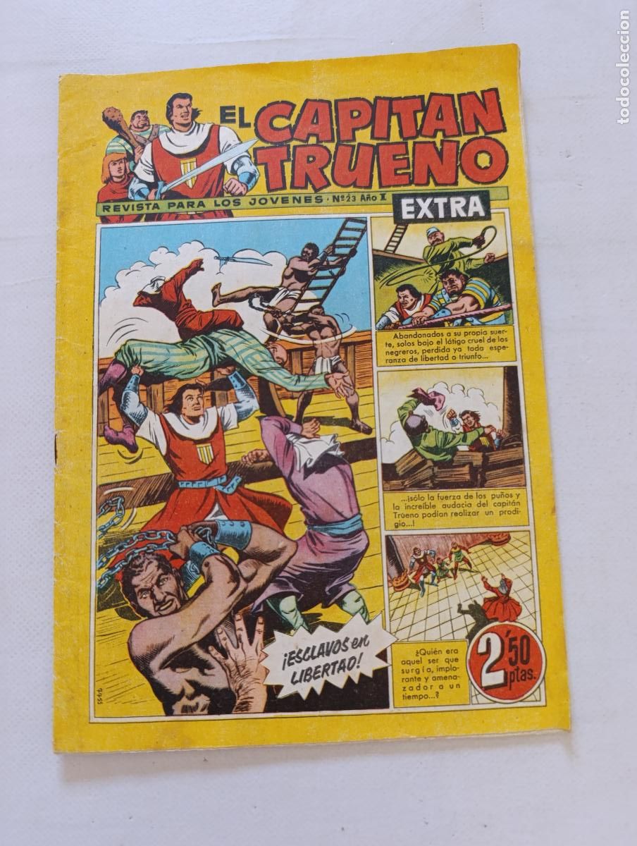 Tebeos: EL CAPITAN TRUENO EXTRA N&ordm; 23 - A&Ntilde;O I - ORIGINAL - BRUGUERA (125)