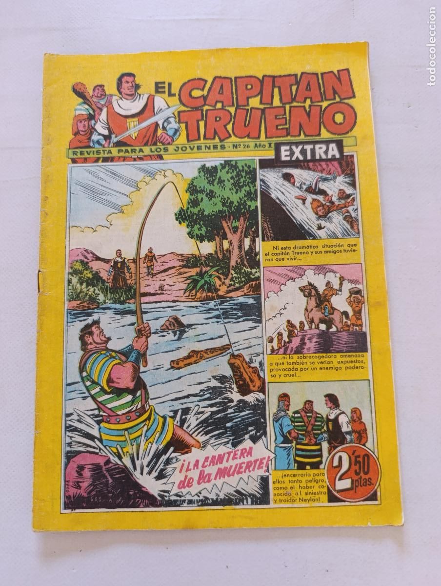 Tebeos: EL CAPITAN TRUENO EXTRA N&ordm; 26 - A&Ntilde;O I - ORIGINAL - BRUGUERA (125)