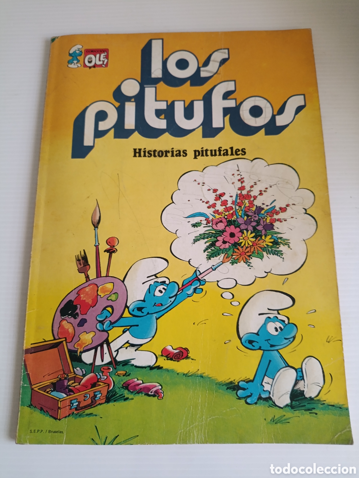 Tebeos: Lote 2 Oles Pitufos N&uacute;m 2 y N&uacute;m 9 - Foto 3