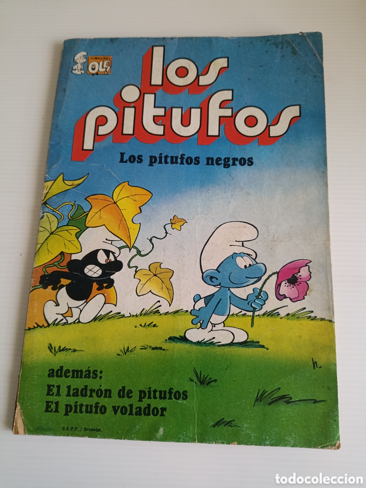 Tebeos: Lote 2 Oles Pitufos N&uacute;m 2 y N&uacute;m 9 - Foto 4