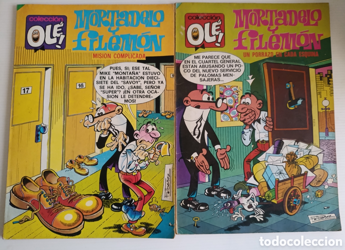 Tebeos: Lote de 4 Oles Mortadelo y Filemon - Foto 2