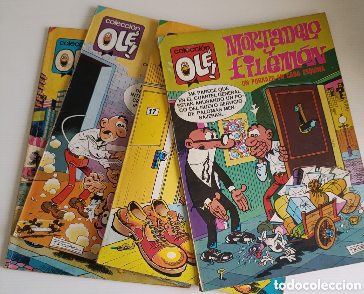Tebeos: Lote de 4 Oles Mortadelo y Filemon