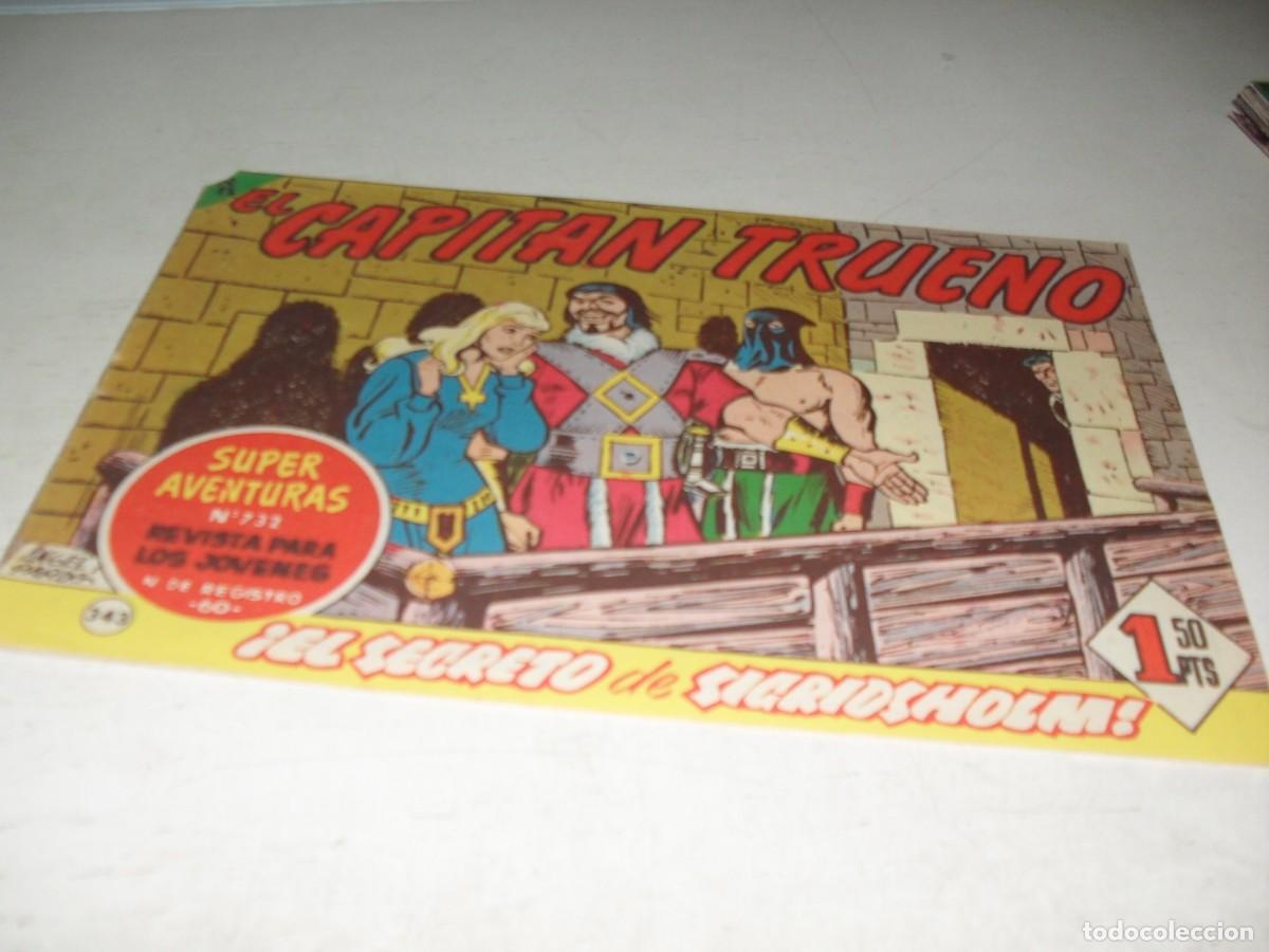 Tebeos: EL CAPITAN TRUENO,(ORIGINAL) N&ordm; 343,EL SECRETO DE SIGRIDSHOLM,DE 618.BRUGUERA,1956