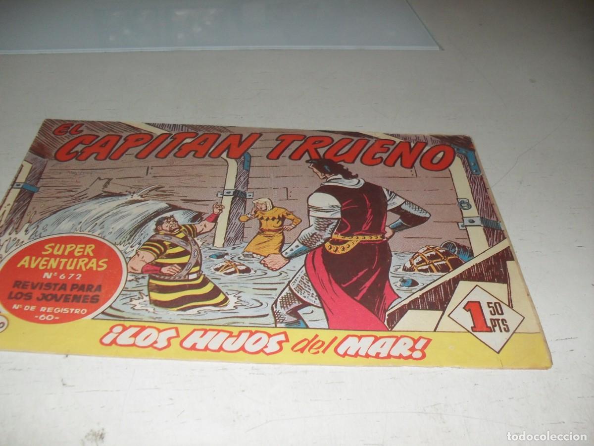 Tebeos: EL CAPITAN TRUENO,(ORIGINAL) N&ordm; 320,CON AVENTURAS DEL PAJE ELGORRIAGA,DE 618.BRUGUERA,1956