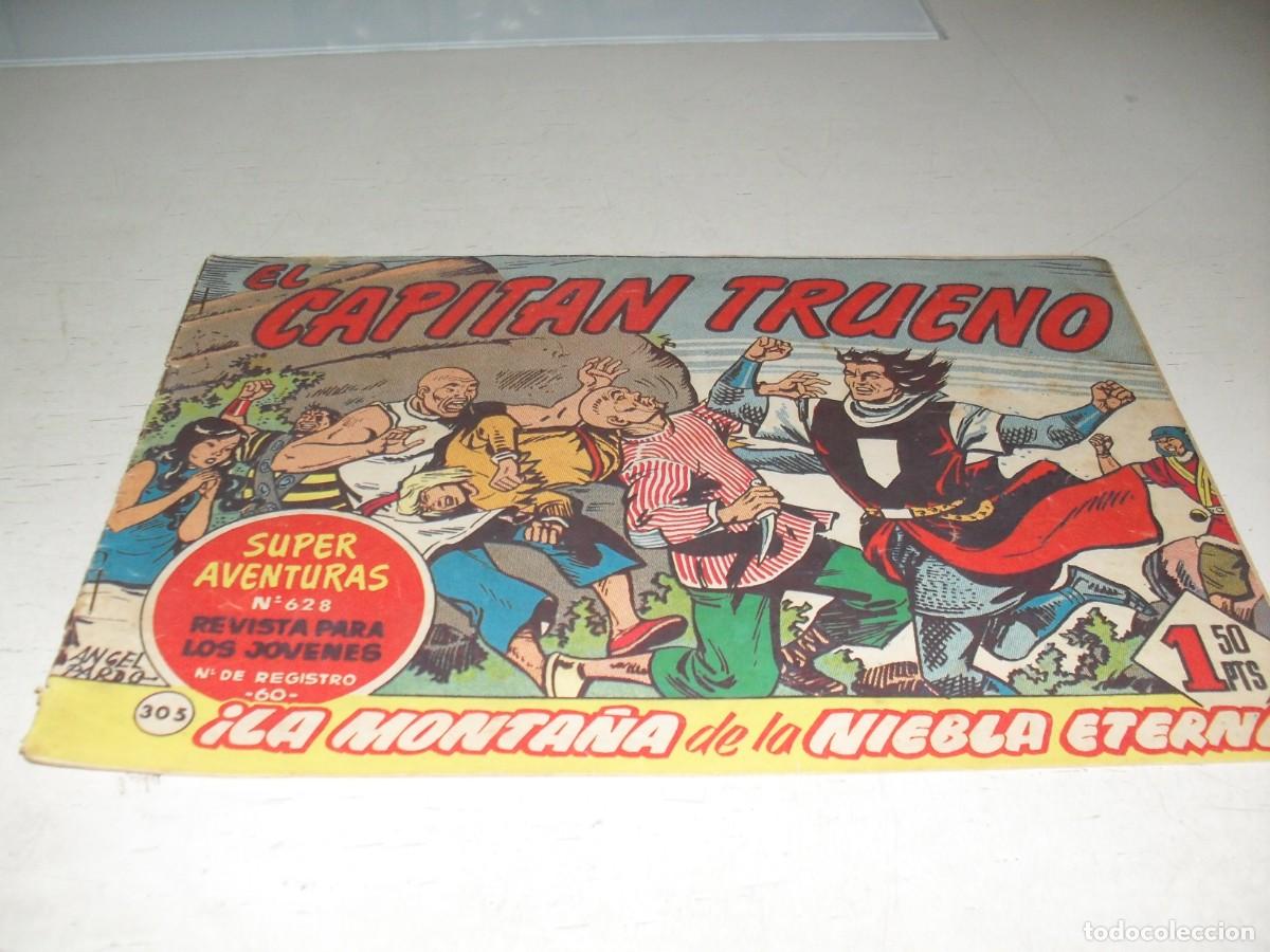 Tebeos: EL CAPITAN TRUENO,(ORIGINAL) N&ordm; 305,LA MONTA&Ntilde;A DE LA NIEBLA ETERNA&iexcl;&iexcl;,DE V.MORA,DE 618.BRUGUERA,1956