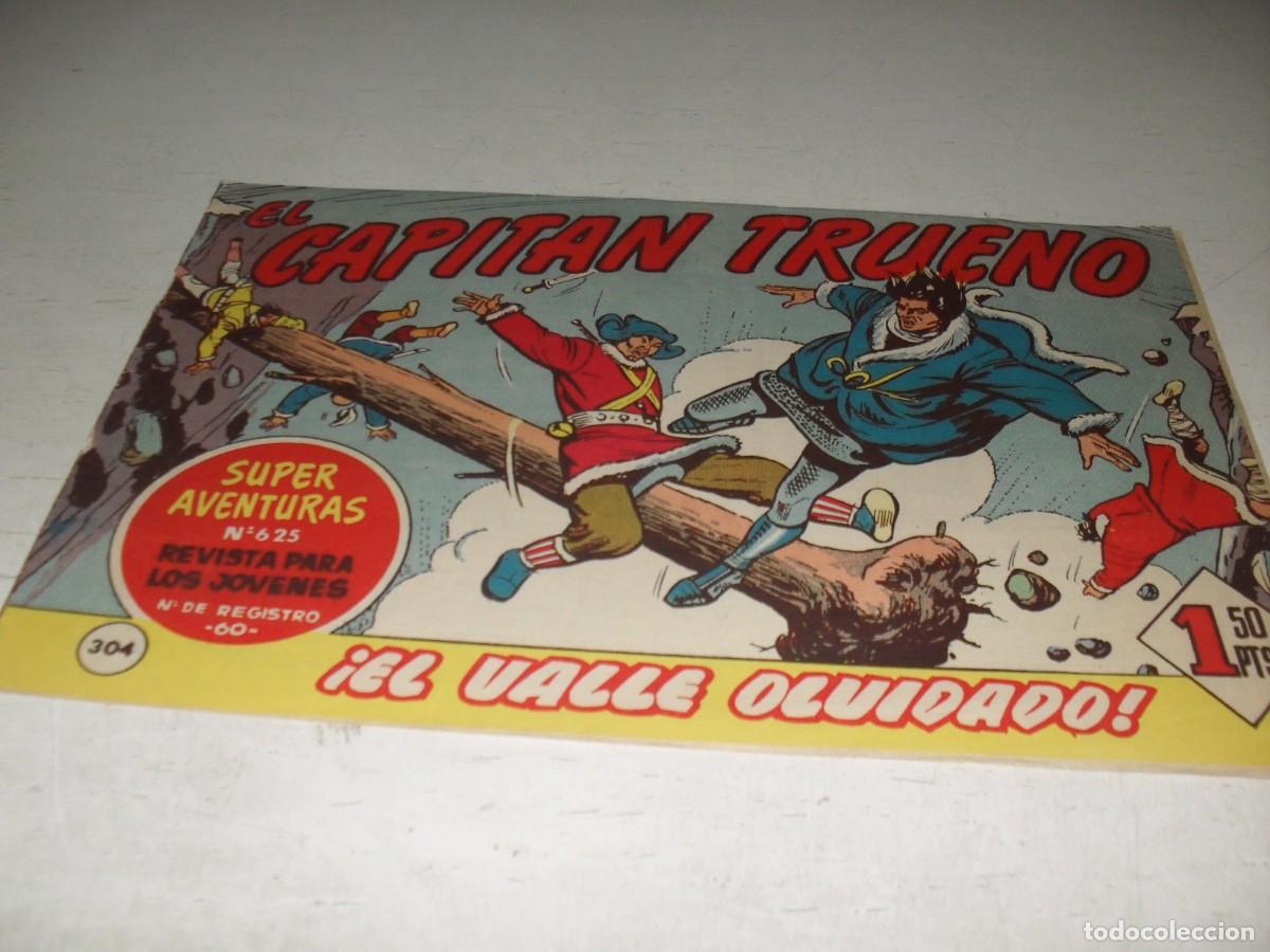 Tebeos: EL CAPITAN TRUENO,(ORIGINAL) N&ordm; 304,EL VALLE OLVIDADO&iexcl;&iexcl;,DE V.MORA,DE 618.BRUGUERA,1956