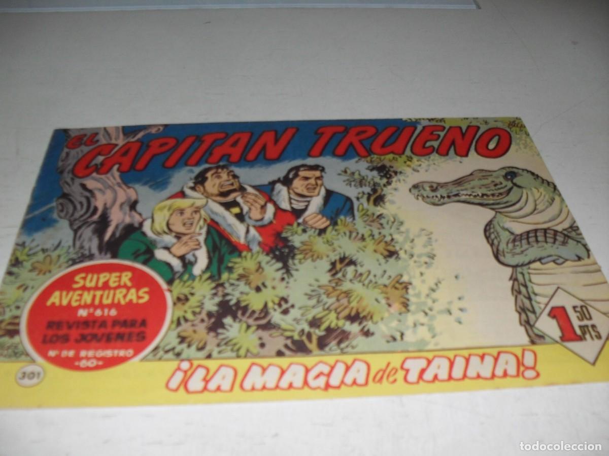 Tebeos: EL CAPITAN TRUENO,(ORIGINAL) N&ordm; 301,LA MAGIA DE TAINA&iexcl;&iexcl;,DE V.MORA,DE 618.BRUGUERA,1956