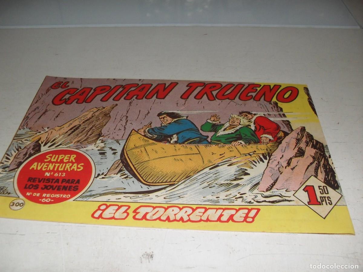 Tebeos: EL CAPITAN TRUENO,(ORIGINAL) N&ordm; 300,EL TORRENTE&iexcl;&iexcl;,DE V.MORA,DE 618.BRUGUERA,1956
