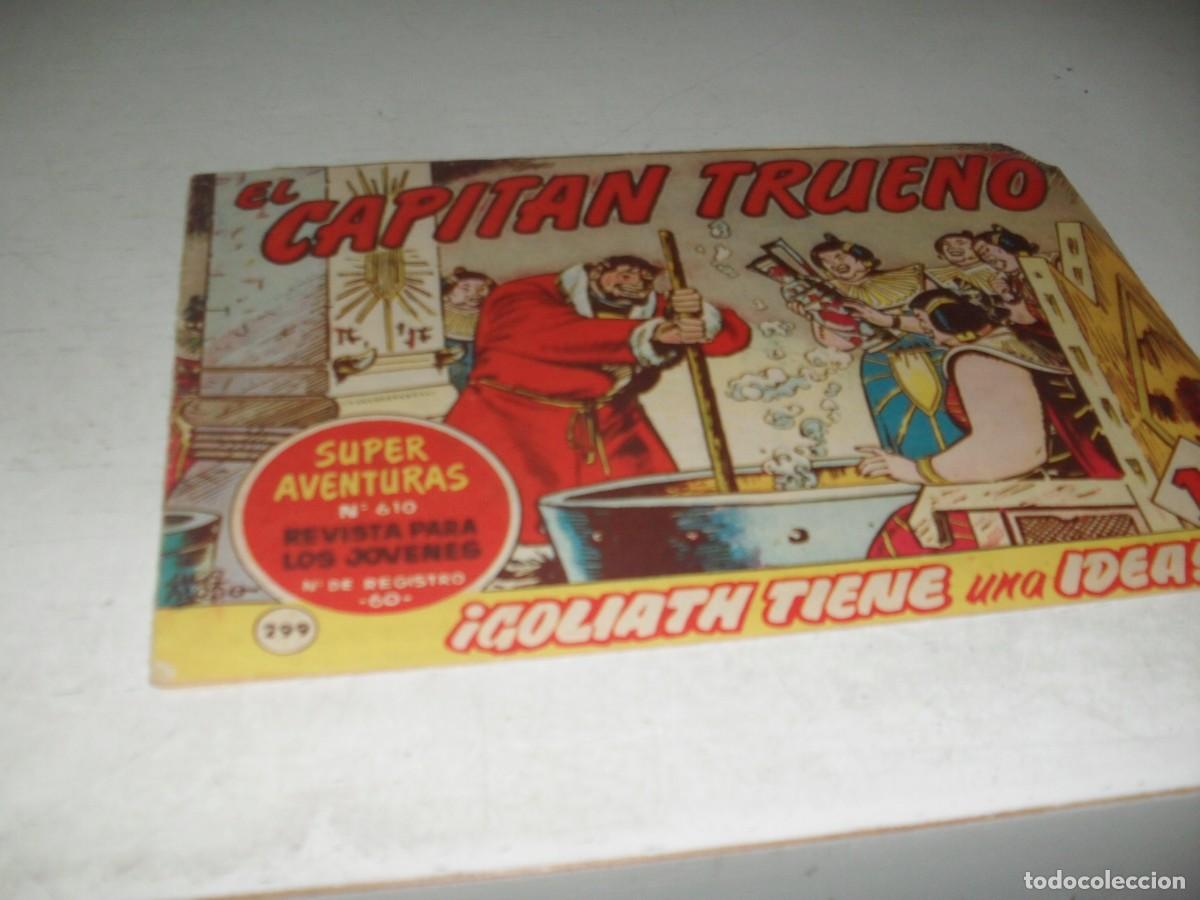 Tebeos: EL CAPITAN TRUENO,(ORIGINAL) N&ordm; 299,GOLIATH TIENE UNA IDEA&iexcl;&iexcl;,DE V.MORA,DE 618.BRUGUERA,1956