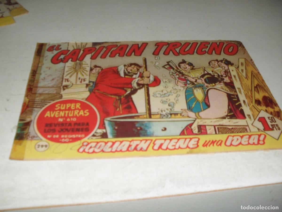 Tebeos: EL CAPITAN TRUENO,(ORIGINAL) N&ordm; 299,GOLIATH TIENE UNA IDEA&iexcl;&iexcl;,DE V.MORA,DE 618.BRUGUERA,1956