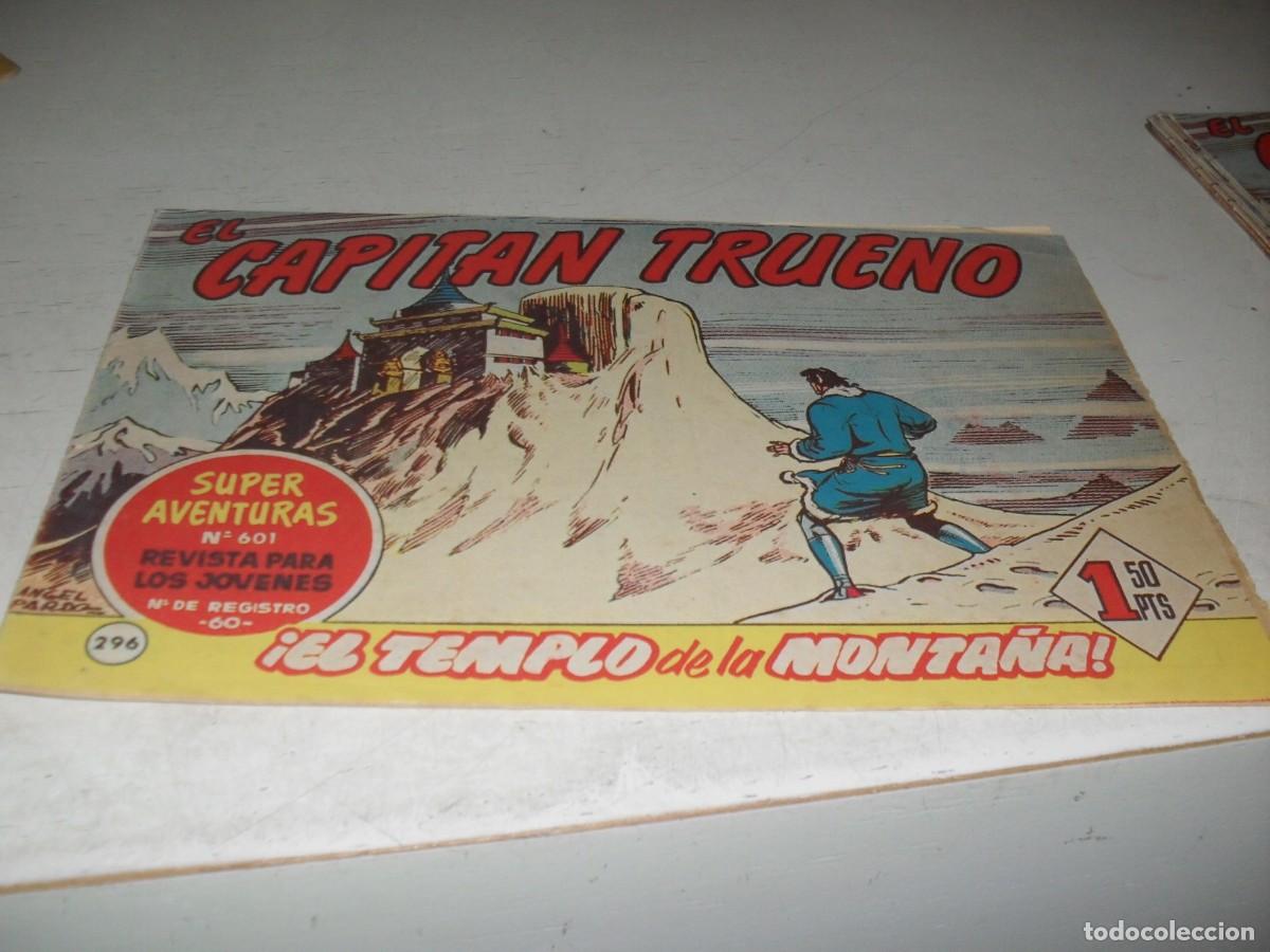 Tebeos: EL CAPITAN TRUENO,(ORIGINAL) N&ordm; 296,EL TEMPLO DE LA MONTA&Ntilde;A&iexcl;&iexcl;,DE V.MORA,DE 618.BRUGUERA,1956