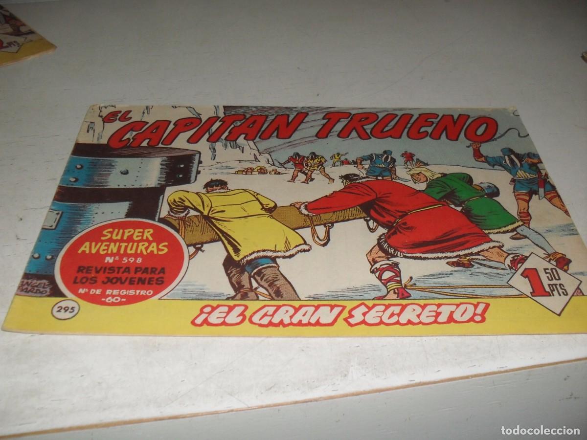 Tebeos: EL CAPITAN TRUENO,(ORIGINAL) N&ordm; 295,EL GRAN SECRETO&iexcl;&iexcl;,DE V.MORA,DE 618.BRUGUERA,1956