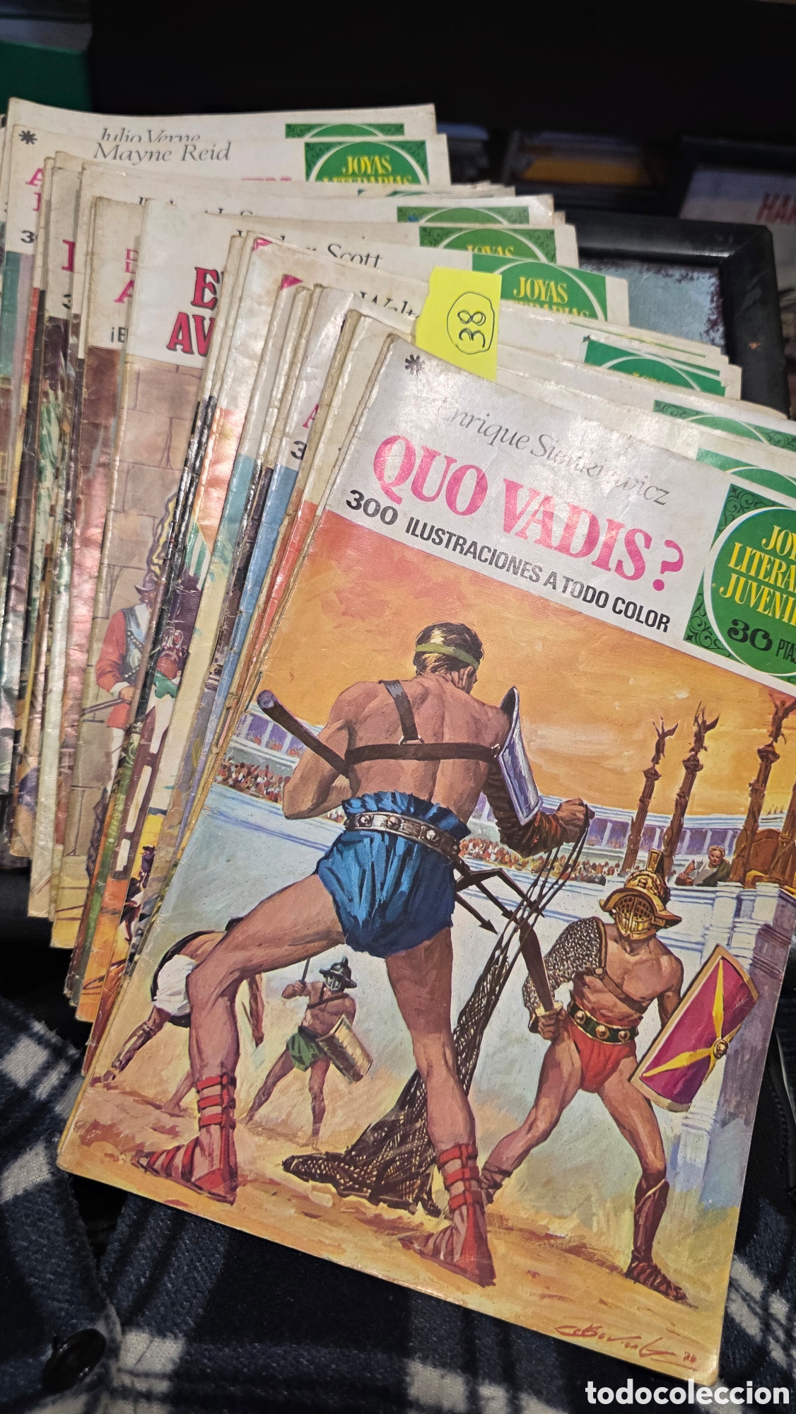 Tebeos: JOYAS LITERARIAS JUVENILES LOTE DE 38 EJEMPLARES