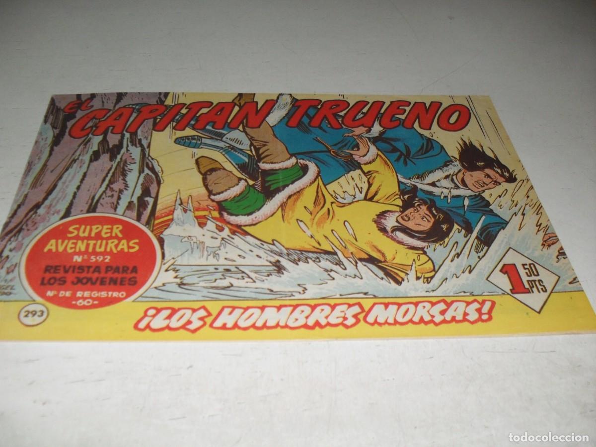 Tebeos: EL CAPITAN TRUENO,(ORIGINAL) N&ordm; 293,N&ordm; ESPECIAL PUBLICITANDO EL SARGENTO FURIA,DE 618.BRUGUERA,1956