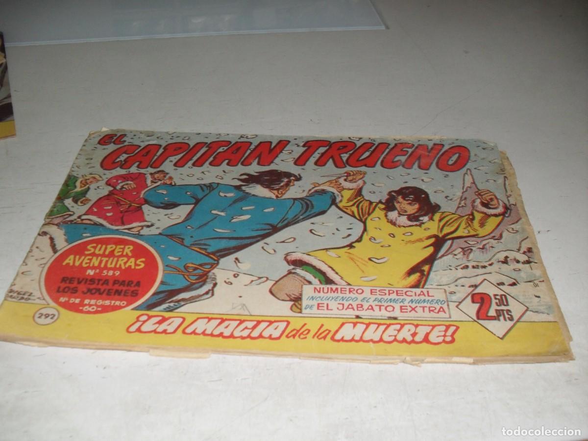 Tebeos: EL CAPITAN TRUENO,(ORIGINAL) N&ordm; 292,N&ordm; ESPECIAL PUBLICITANDO EL JABATO EXTRA,DE 618.BRUGUERA,1956