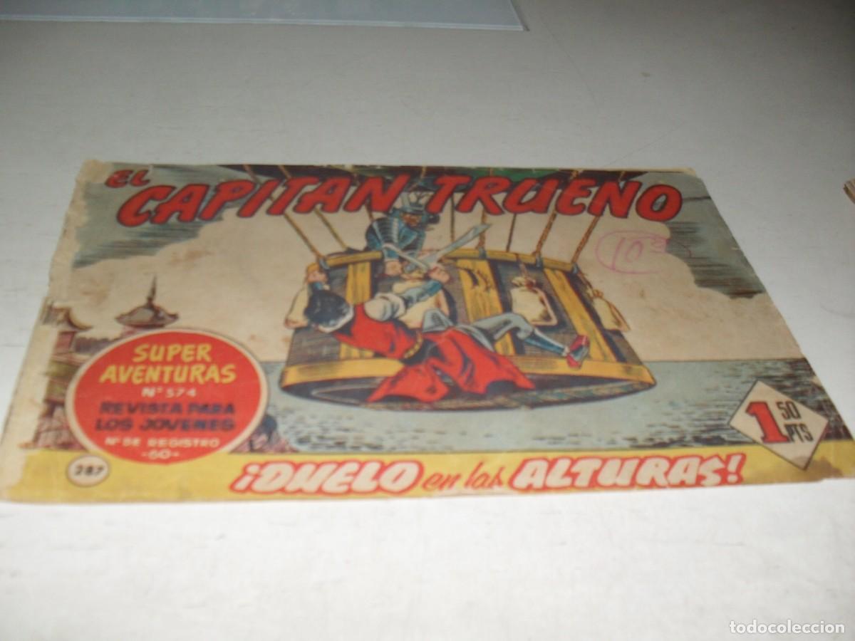 Tebeos: EL CAPITAN TRUENO,(ORIGINAL) N&ordm; 287,DUELO EN LAS ALTURAS&iexcl;&iexcl;,DE V.MORA,DE 618.BRUGUERA,1956