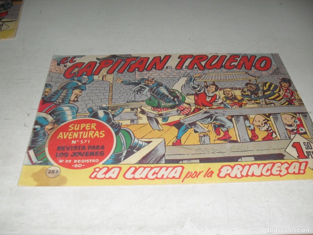 Tebeos: EL CAPITAN TRUENO,(ORIGINAL) N&ordm; 286,LA LUCHA POR LA PRINCESA&iexcl;&iexcl;,DE V.MORA,DE 618.BRUGUERA,1956