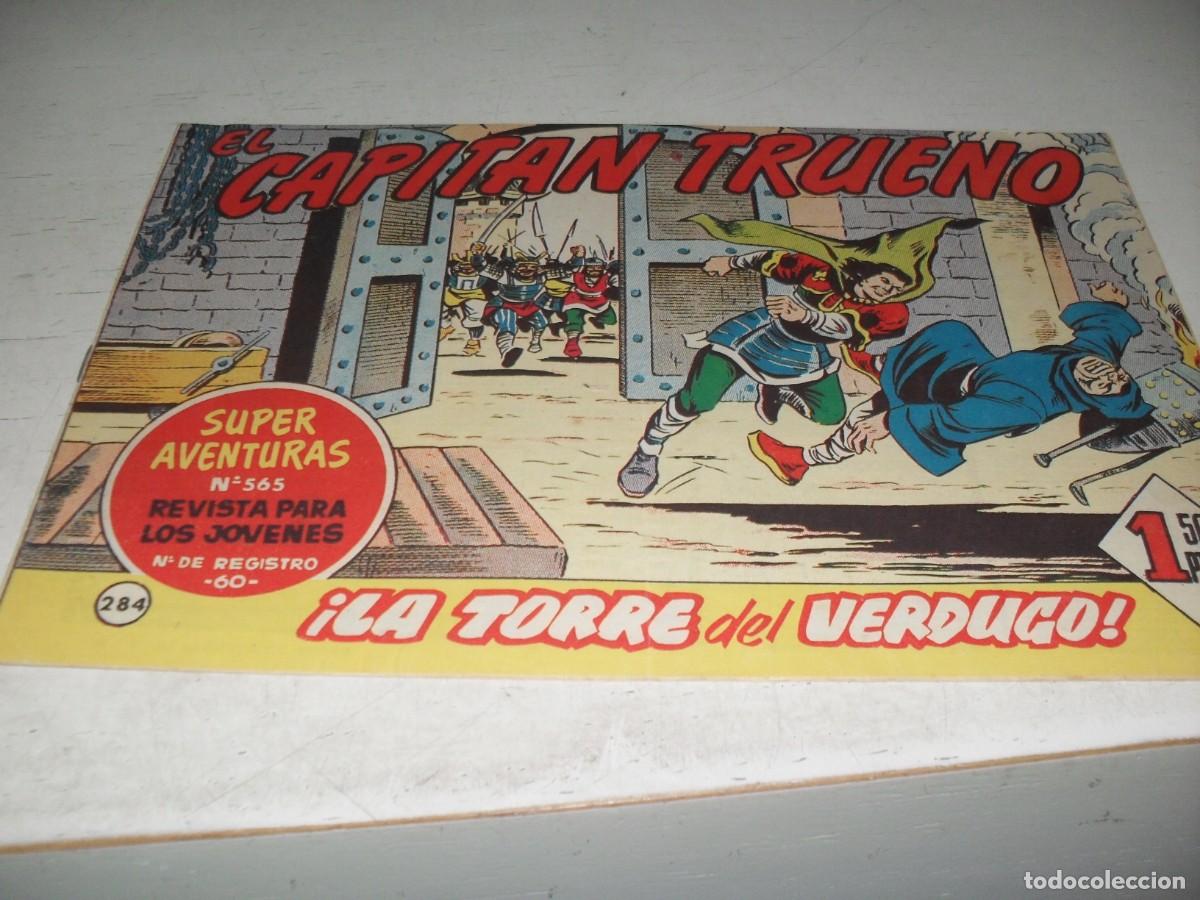 Tebeos: EL CAPITAN TRUENO,(ORIGINAL) N&ordm; 284,LA TORRE DEL VERDUGO&iexcl;&iexcl;,DE V.MORA,DE 618.BRUGUERA,1956
