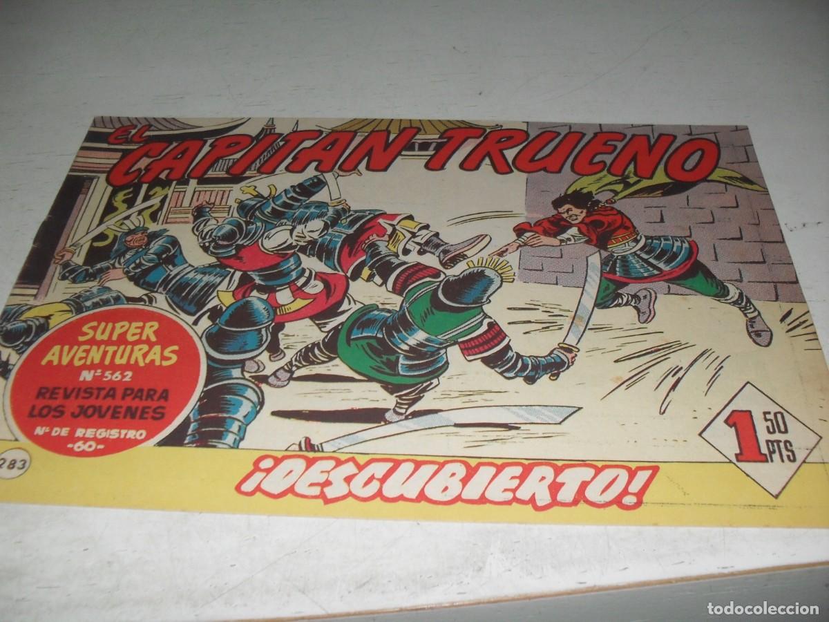 Tebeos: EL CAPITAN TRUENO,(ORIGINAL) N&ordm; 283,DESCUBIERTO&iexcl;&iexcl;,DE V.MORA,DE 618.BRUGUERA,1956