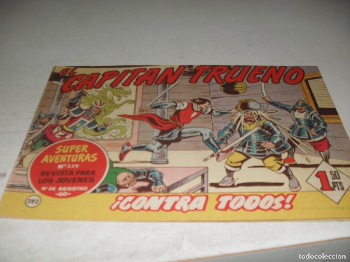 Tebeos: EL CAPITAN TRUENO,(ORIGINAL) N&ordm; 282,CONTRA TODOS&iexcl;&iexcl;,DE V.MORA,DE 618.BRUGUERA,1956