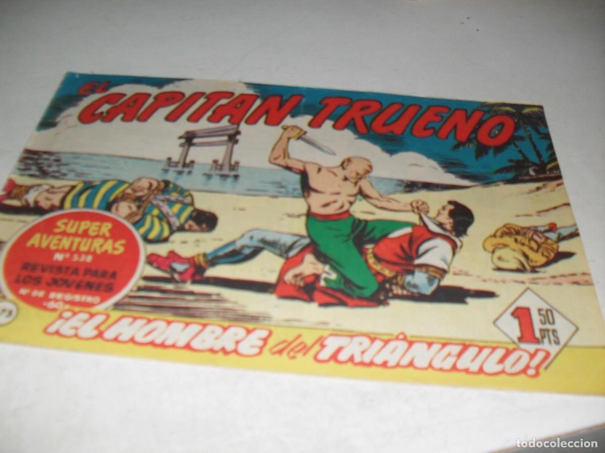 Tebeos: EL CAPITAN TRUENO,(ORIGINAL) N&ordm; 275,EL HOMBRE DEL TRIANGULO&iexcl;&iexcl;,DE V.MORA,DE 618.BRUGUERA,1956