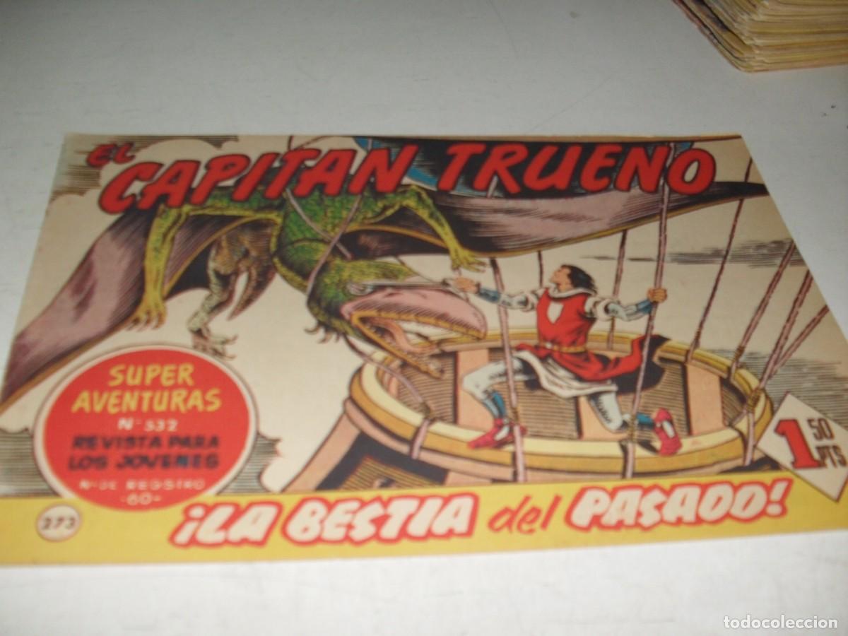 Tebeos: EL CAPITAN TRUENO,(ORIGINAL) N&ordm; 273,LA BESTIA DEL PASADO&iexcl;&iexcl;,DE V.MORA,DE 618.BRUGUERA,1956