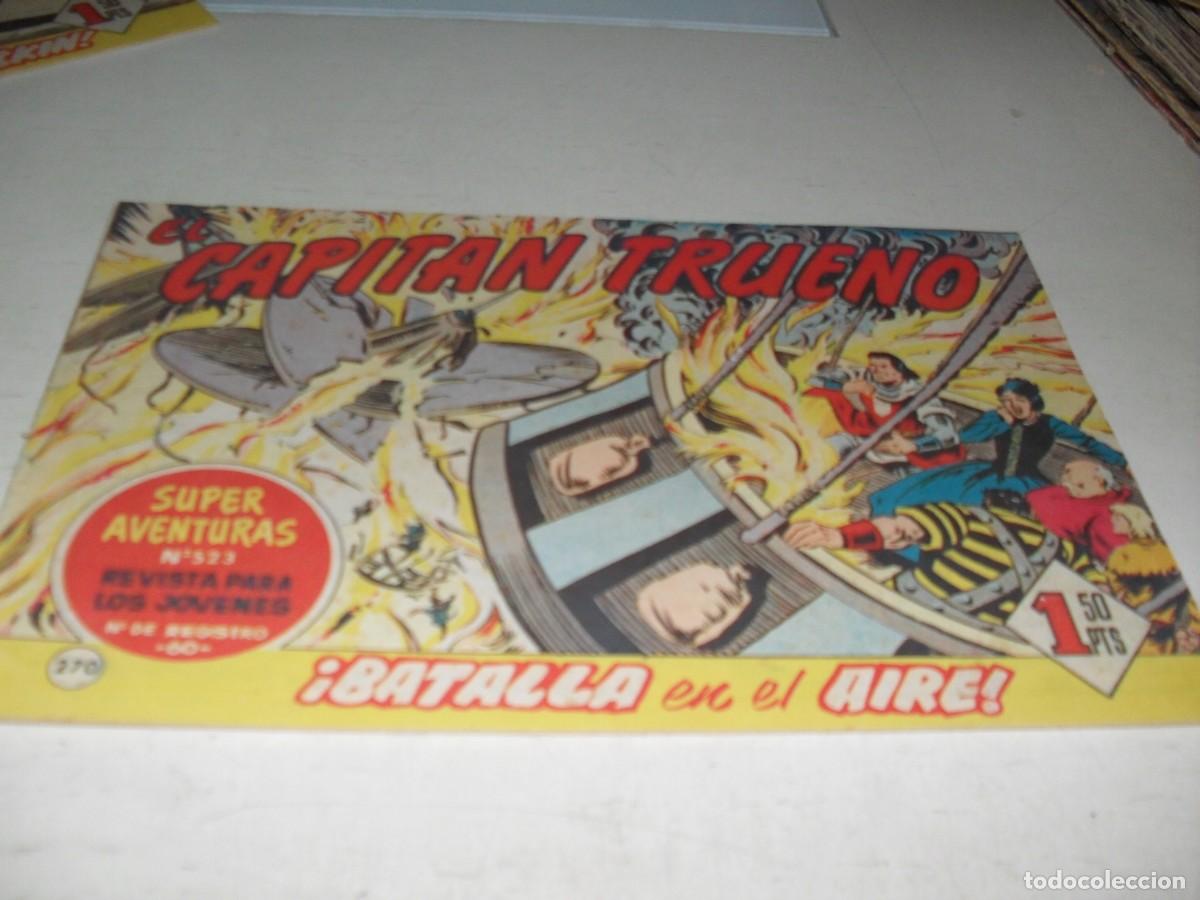 Tebeos: EL CAPITAN TRUENO,(ORIGINAL) N&ordm; 270,BATALLA EN EL AIRE&iexcl;&iexcl;,DE V.MORA,DE 618.BRUGUERA,1956